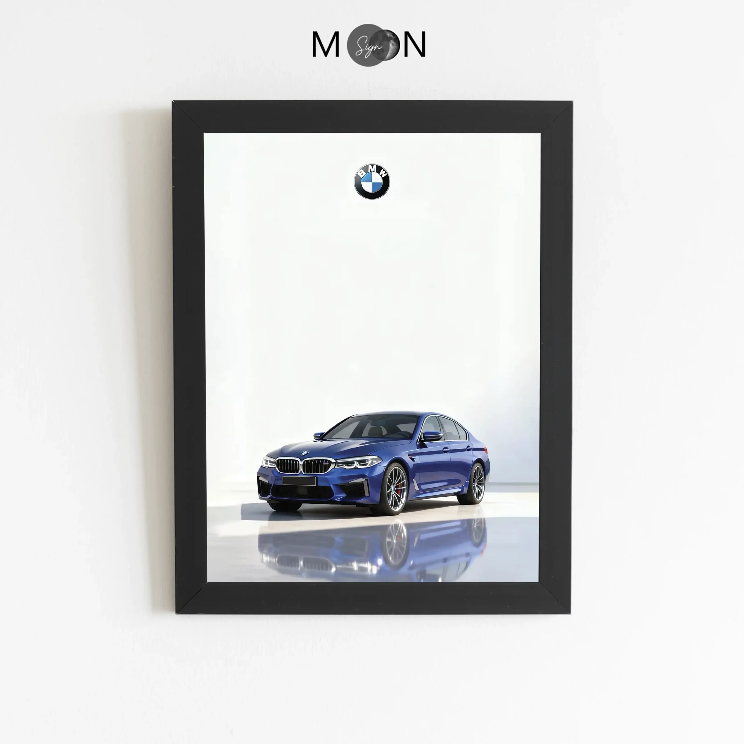 تابلو دکوراتیو طرح ماشین BMW | کد 140