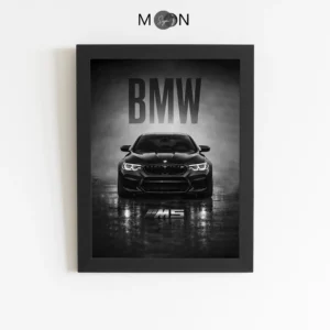 تابلو دکوراتیو طرح ماشین BMW M5 | کد 149
