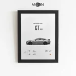 تابلو دکوراتیو طرح ماشین BENZ AMG GT X290 | کد 164
