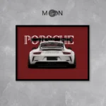 تابلو دکوراتیو طرح ماشین PORSCHE | کد 173