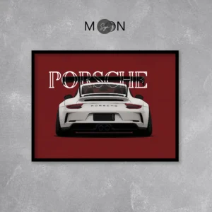 تابلو دکوراتیو طرح ماشین PORSCHE | کد 173