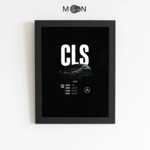 Decorative sign for the car BENZ CLS 63 | Code 154