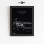 تابلو انگیزشی طرح ماشین BMW | کد 144
